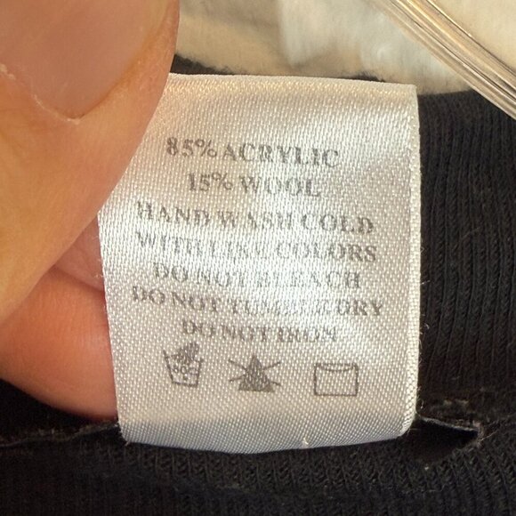 Y2K Black Zip Up Hoodie Jacket Tribal Embroidery Boho Goth Festival Large - Picture 11 of 12